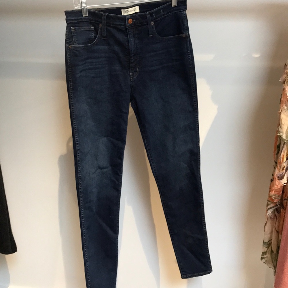 Madewell 10” high rise skinny 30T